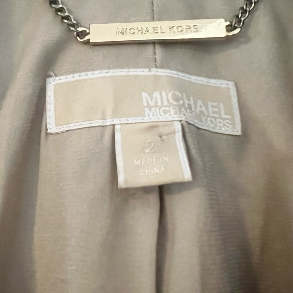 Michael Kors lined linen blazer